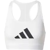 Adidas Powerreact Big Logo Graphic Sports Bra Blanc M Femme