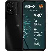 HMD Arc Phone, 64GB/2GB, black (64 Go, Noir, Double SIM), Téléphone portable, Noir