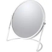 Spirella Akira, Autoportant, Rond, Table, Blanc, Acier, Blanc