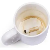 Thumbs Up Tasse "Gross Mug" - Cigarette, Tasse, Blanc