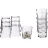 Relaxdays Set de verres à bougie chauffe-plat