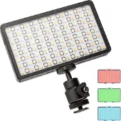 Walimex Rainbow LED RGBWW Pocket, Lumière continue, Noir