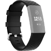 Cover-Discount Bande en silicone (Silicone), Sangles de montre, Noir