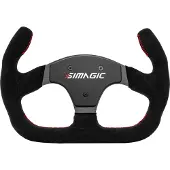 Simagic Volant P-325C Alcantara, 325mm, design Cut-Off, noir
