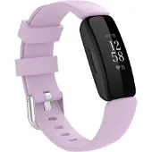 Cover-Discount Fitbit Inspire 2 - Bracelet de remplacement en silicone violet (Silicone), Sangles de montre, Violet