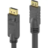 PureLink Câble DisplayPort vers HDMI 4K - PureInstall 1,50m (1.50 m), Câble vidéo, Noir