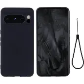 Cover-Discount Google Pixel 8 Pro - Étui en caoutchouc silicone noir (Google Pixel 8 Pro), Coque pour téléphone portable, Noir