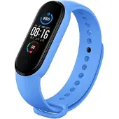 Screen Guard Professional Bracelet de remplacement Xiaomi Mi Smart Band 6 Silicone Strap (Silicone), Sangles de montre, Bleu