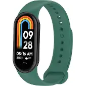 Screen Guard Professional Bracelet de remplacement Xiaomi Smart Band 8 Silicone Strap (Silicone), Sangles de montre, Vert