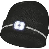 Gebol Unisexe, Bonnet, Led, Noir, (Taille unique)