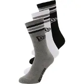 New Era Chaussettes gris / noir / blanc