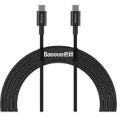 Baseus CATYS-C01 Câble USB 2 m USB C Noir
