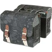 Basil Doppelte Fahrradtasche Bohème MIK 35 Liter - Schwarz / Charcoal