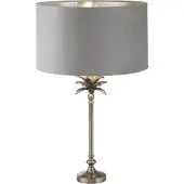 Searchlight Lampe de table Palm or avec nuance de gris