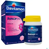 Davitamon Junior Framboise 60 pc(s) Comprimé(S)
