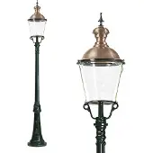 Ks Verlichting Lampe de jardin nostalgique Cleveland vert
