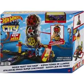 Hot Wheels MATTEL HW City Racing Tire Workshop set. HDP02