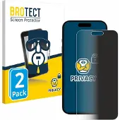 BROTECT Film anti-regards Anti-Spy Privacy Film de protection contre la lumière bleue (Apple iPhone 15 Pro Max), Téléphone portable : film de protection, Bleu