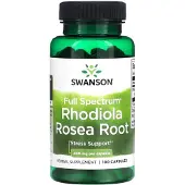 Swanson Health , Racine de Rhodiola Rosea Spectre Complet, 400 mg, 100 Gélules