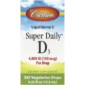 Carlson Labs Super Quotidien D3, 4000 UI - 10 ml