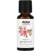 Now Huile essentielle, Huile de géranium - 30 ml.