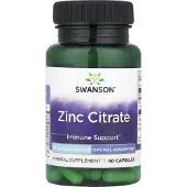 Swanson Health , Citrate de Zinc, 50 mg, 60 Gélules