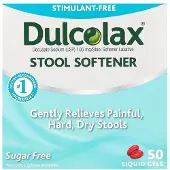 Dulcolax , Adoucissant de Selles, 50 Gélules Liquides