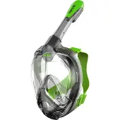 Seac Sub Magica Snorkeling Mask Vert,Noir L-XL
