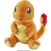 Jazwares Charmander Pokémon Teddy 20 Cm Orange Enfants