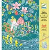 Djeco Jeu créatif à gratter « L'étang pastel »,