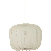Light & Living - Lampe suspendue Plumeria - Ø60 cm - Raccord E27 - Design moderne - Textile sable et métal