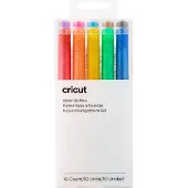 Cricut Stylo Gel Pailleté Lot de 10