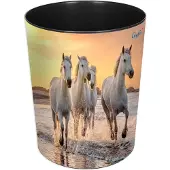 Laufer Chevaux sur la plage, Poubelle, Multicolore