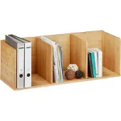 Relaxdays 10020280 Etagère d'angle Bambou Nature 29 x 29 x 85,5 cm