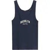 Superdry Athletic Ess Graphic Sleeveless T-shirt Bleu XL Femme