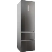 Haier HTW7620CNMP, 414 l, Système sans givre (réfrigérateur), SN-T, 10 kg/24h, C, Noir