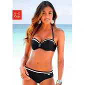 LASCANA Bikini noir / blanc