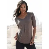 LASCANA Chemisier marron