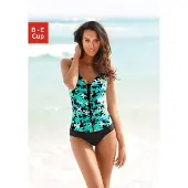Petite fleur Maillot de bain turquoise / noir