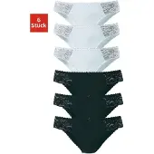 Petite fleur Slip noir / blanc