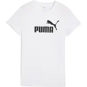 Puma T-shirt fonctionnel 'Ess No. 1' noir / blanc