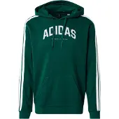 Adidas Sweat-shirt vert foncé / blanc