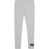 Puma Pantalon de sport 'Ess No. 1' gris clair / noir