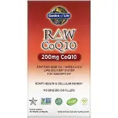 Garden of life , CoQ10 RAW, 200 mg, 60 Gélules Végans