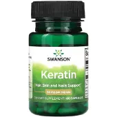 Swanson Health , Kératine, 50 mg, 60 Gélules