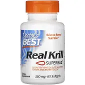Doctors Best , Krill Réel, 350 mg, 60 Gélules