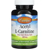 Carlson Carlson, Acétyl-L-Carnitine, 500 mg, 120 Capsules Végétariennes