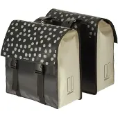 Basil Urban Load Double Sacoche de Vélo 53L Noir/Blanc