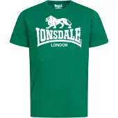 Lonsdale T-Shirt émeraude / blanc