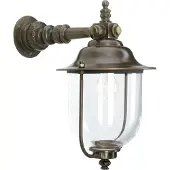 Ks Verlichting Lampe d'extérieur rurale Lindau 56cm bronze marron
